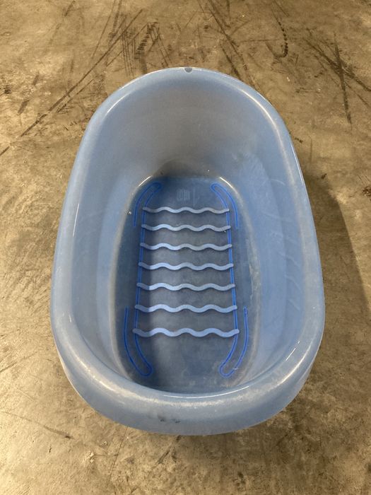Banheira bebé azul