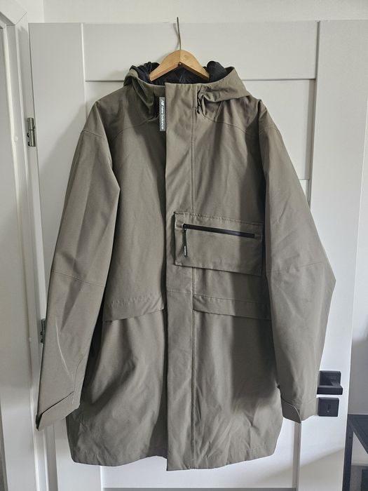 New balance parka XL jak XXL khaki, zielona wojskowa wodoodporna