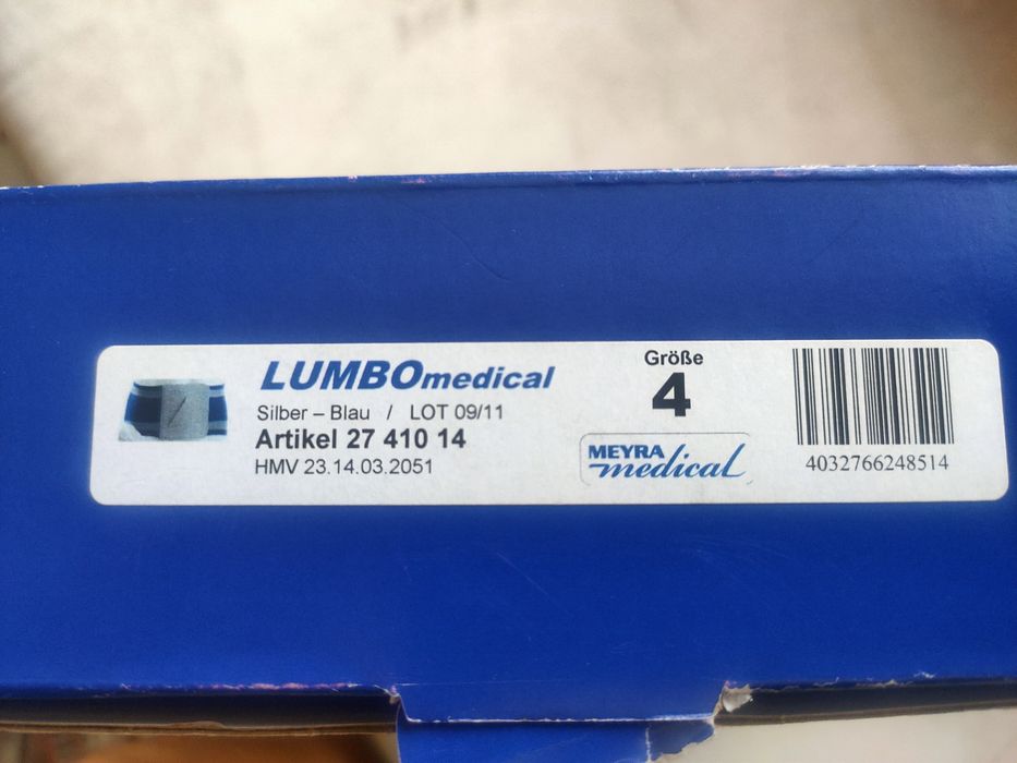 Meyra Medical lumbo Medical na kręgosłup lędźwiowy 110 -115 cm obwód