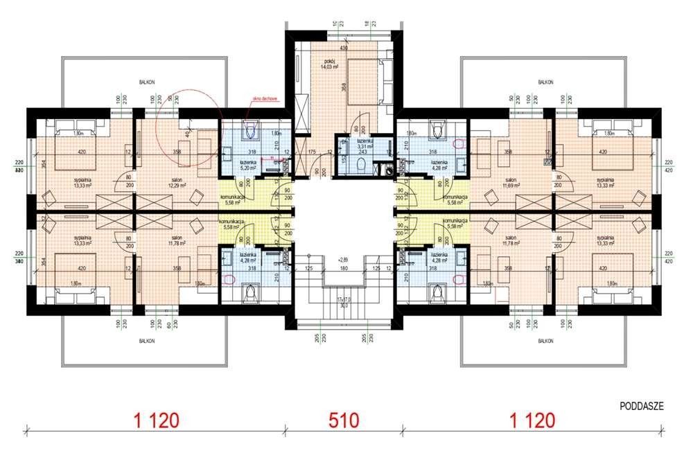 Budynek z apartamentami w Grywałdzie