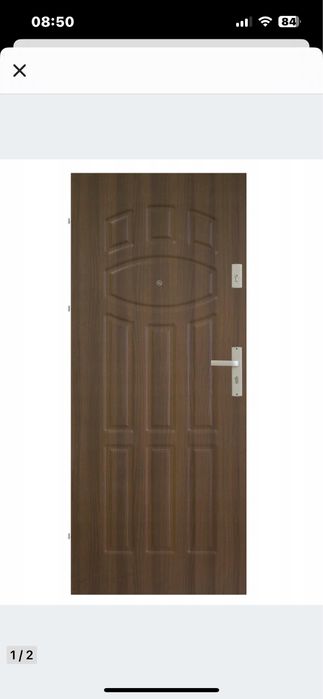 Drzwi wejściowe OLIWIA Orzech 80 lewe