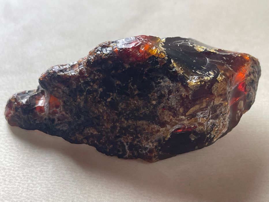 Âmbar Báltico Natural – Bruto – Tons Intensos de Cereja e Conhaque