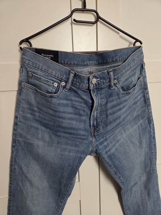 Abercrombie & Fitch jeansy męskie niebieskie  W33 L32