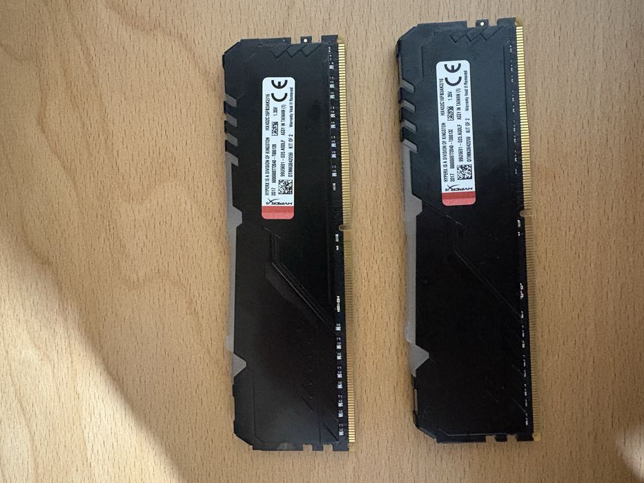Memoria RAM HyperX Fury DDR4 RGB 2x8GB 3200MHz