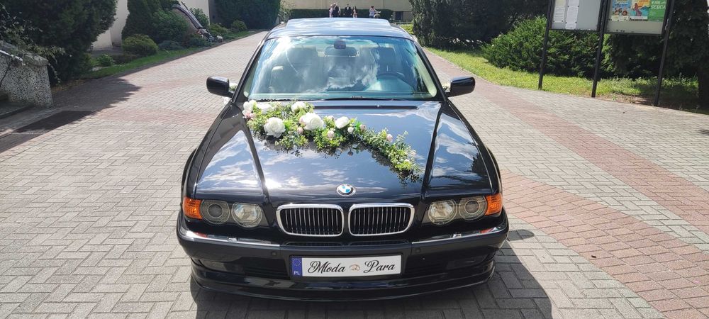 Wynajem auta z kierowcą do ślubu – BMW 750iL E38 (1999)