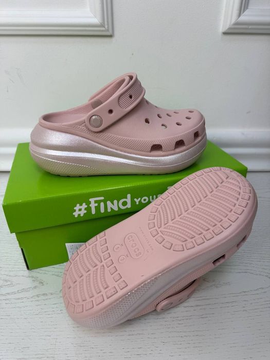 Crocs Classic Crush Shimmer Pink w6,w7,w8,w9
