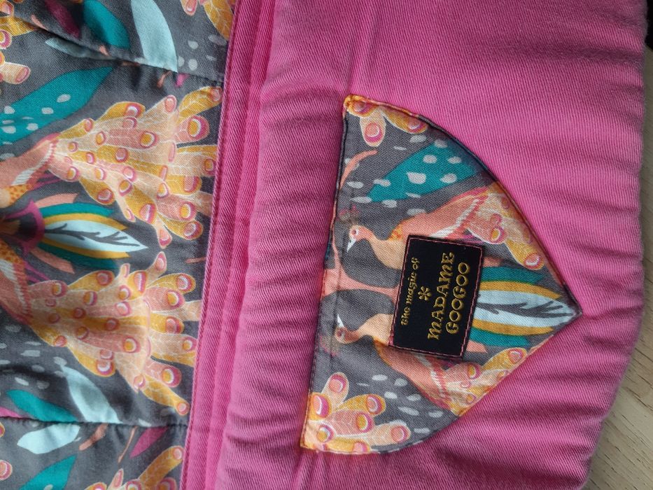 Nosidło ergonomiczne Madame Goo Goo jak tula, różowe