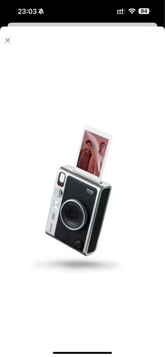 Фотокамера миттєвого друку Fujifilm Instax Mini Evo Black