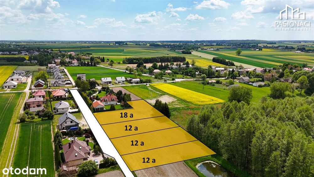 4 Działki budowlane – Niedrzwica Duża