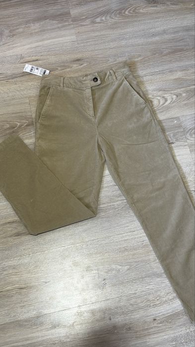 Corduroy calças de Benetton