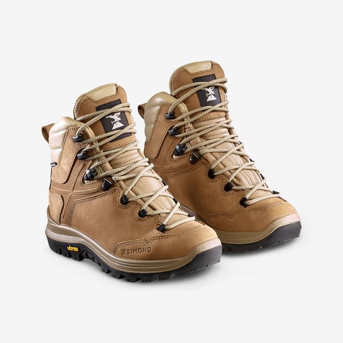 Botas de Trekking de couro impermeáveis Mulher Vibram MT500 Leather -