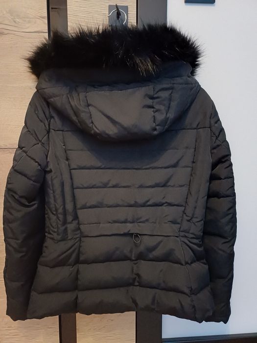 Kurtka zimowa ZARA puch naturalny rozm. S/M stan bdb