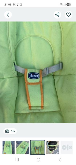 Espreguiçadeira para bebé.