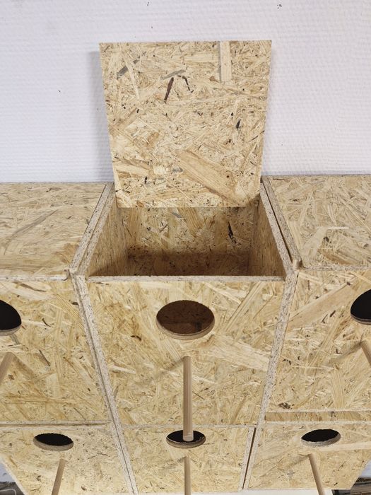 Budki lęgowe dla ptaków papug domek gniazdo budka lęgowa