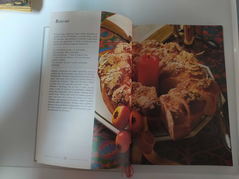Livro receitas antigo