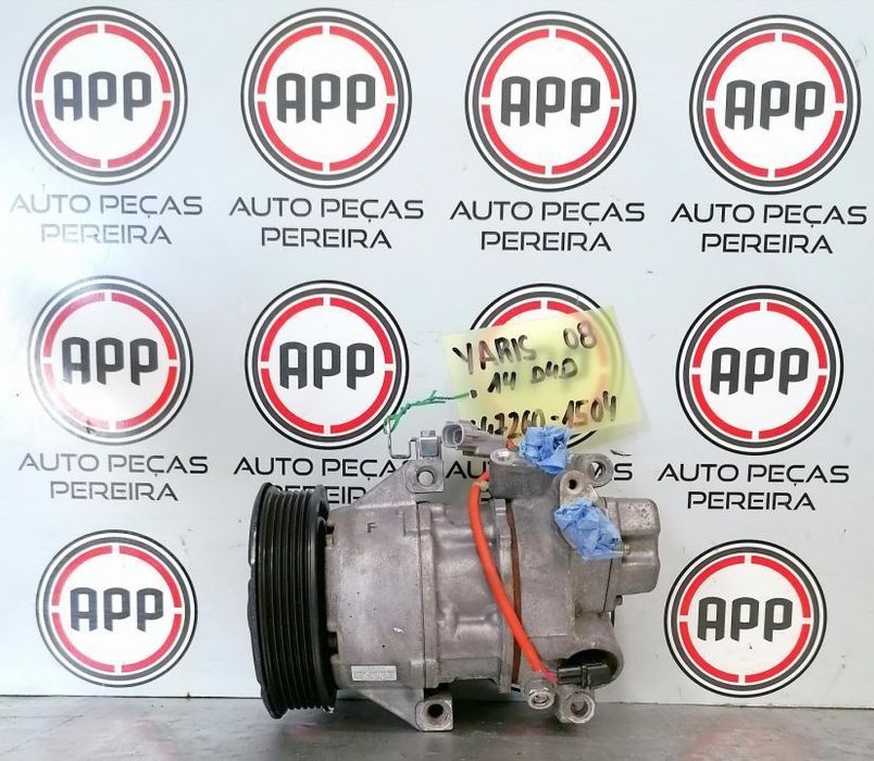 Compressor ar condicionado Toyota Yaris de 2008 1.4 D4D referência