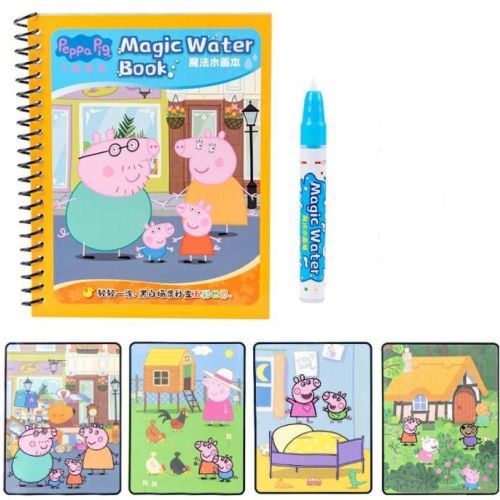 Багаторазова водна розмальовка Патруль Пеппа з маркером