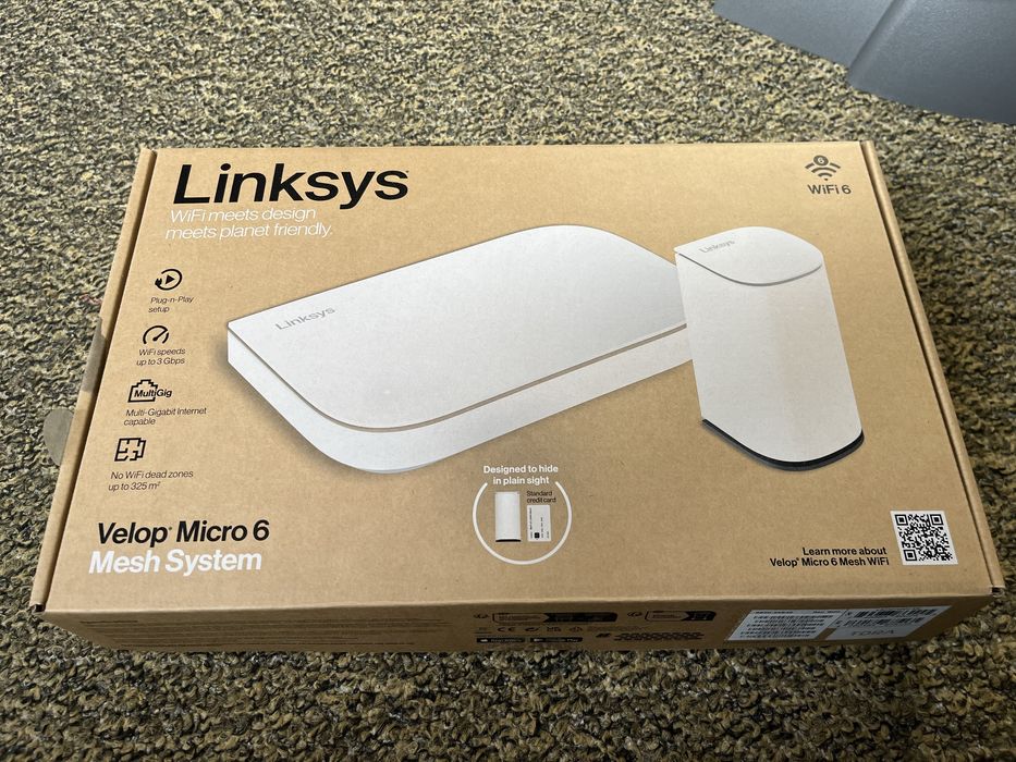 Router Linksys Velop Mesh WiFi 6