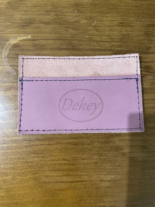 Carteira para cartão de crédito em pele genuína