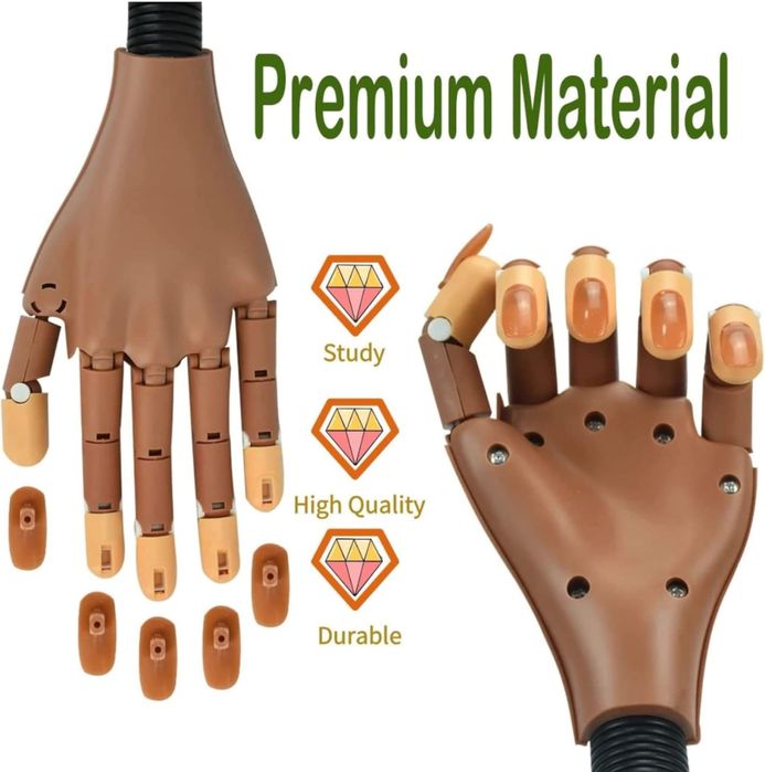 Mão de treino de Unhas (NOVO)