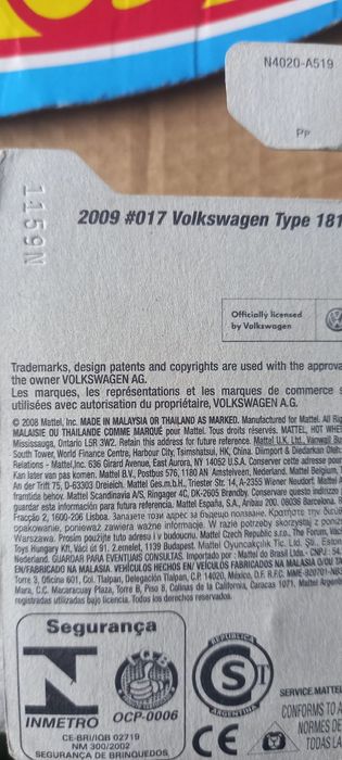 Volkswagen type 181 hot wheels