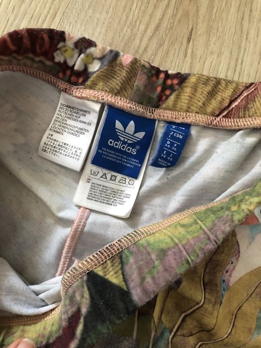 Legginsy treningowe Adidas orignals Curso xs/34 kolorowe spodnie