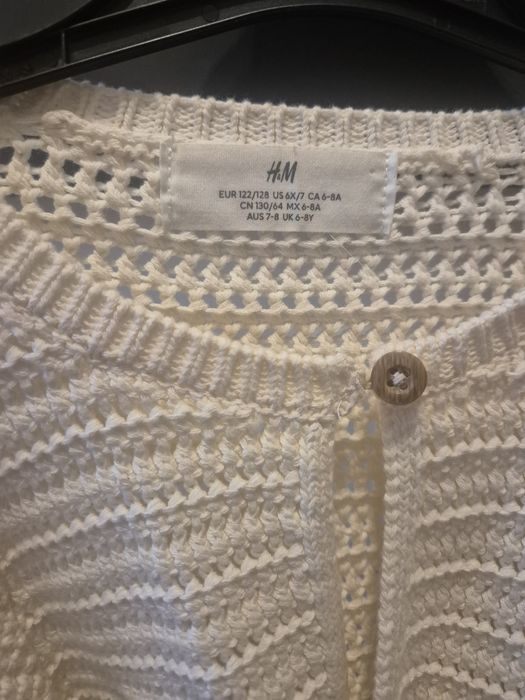Bolerko sweterek H&M 122/128