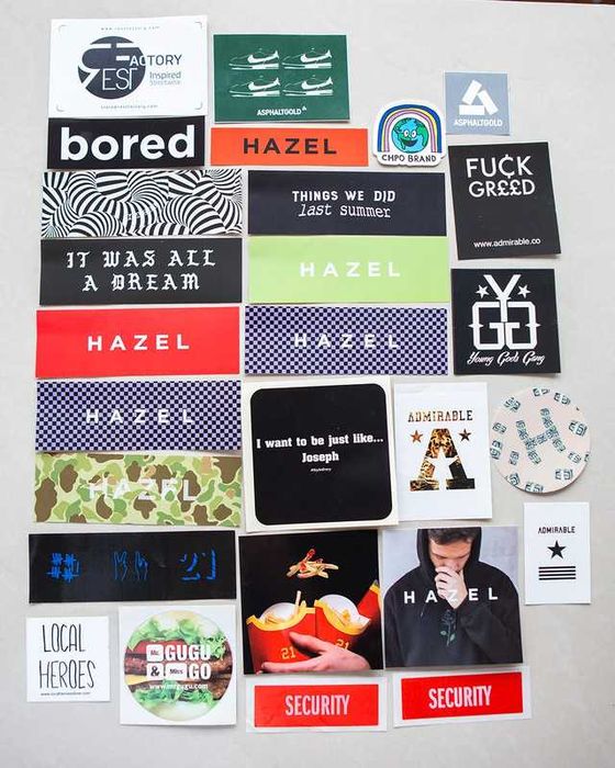 Naklejki streetstyle, Hazel, Admirable i inne