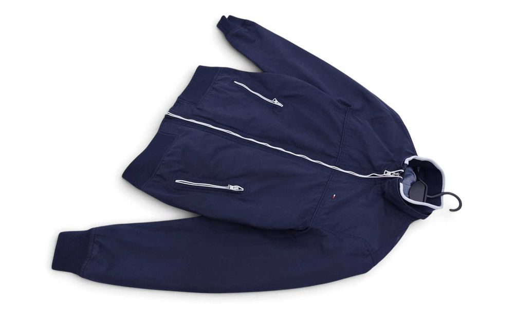 Męska Kurtka Bawełniana Przejściowa Granatowa Tommy Hilfiger |R. S