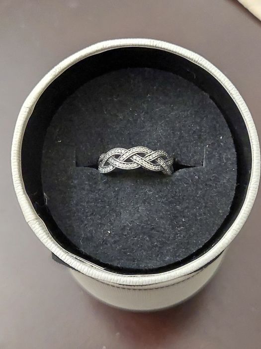 Anel trançado Pandora