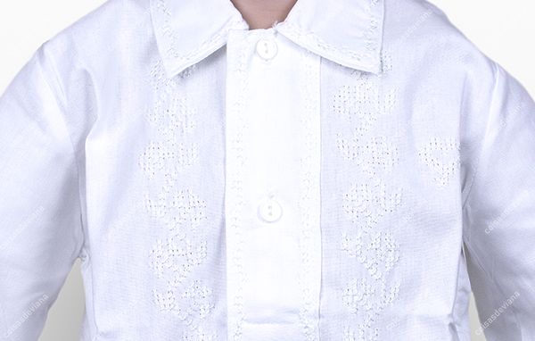Camisa Bordada a Ponto Cruz - Criança