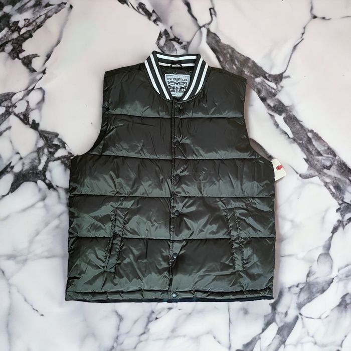 L 48 XL 50 Levis безрукавка жилет жилетка куртка бомбер хаки хакі