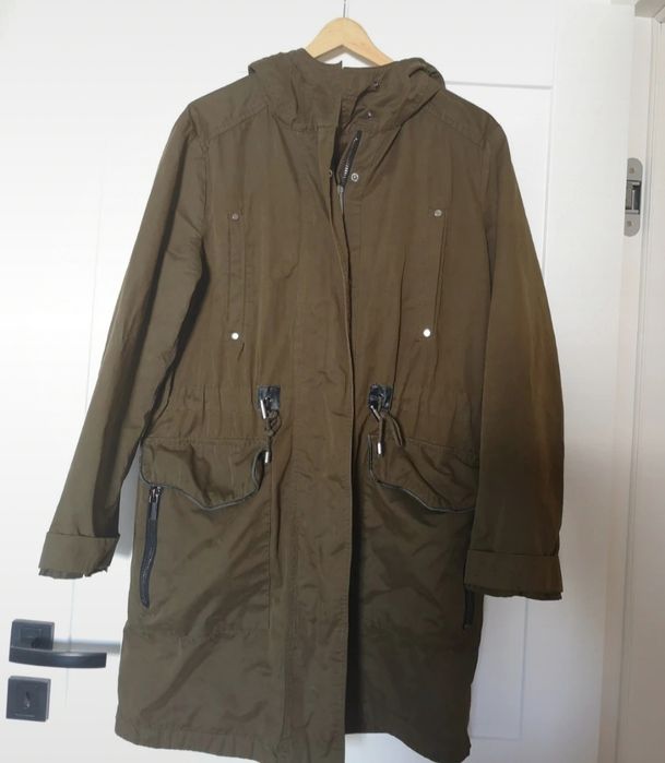 Parka kurtka zimowa Mango khaki rozmiar M