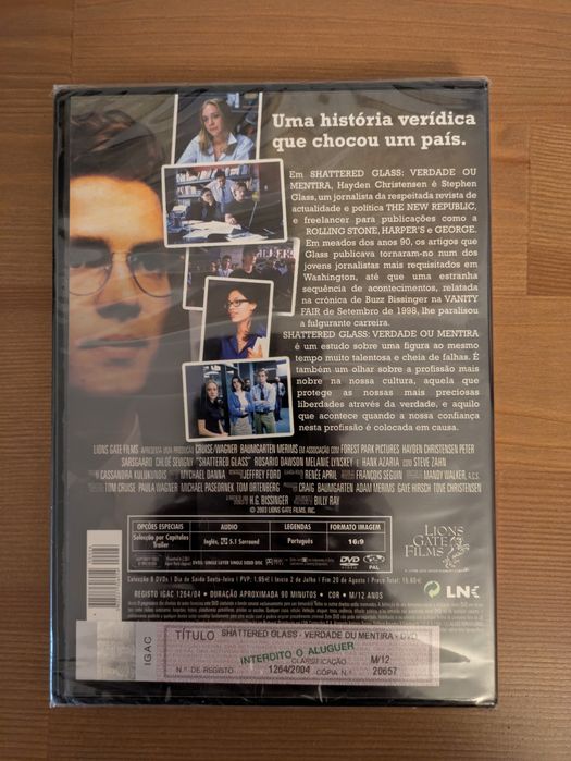 DVD NOVO e SELADO - " Verdade ou Mentira " 2003
