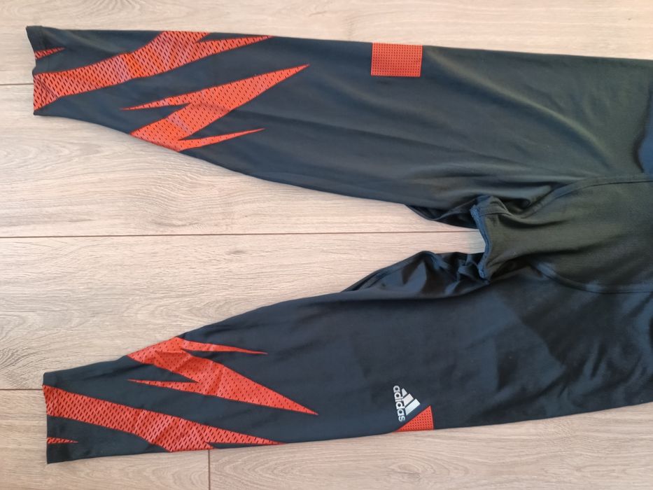 Legginsy kompresyjne męskie Adidas 3/4 techfit compression roz. XL