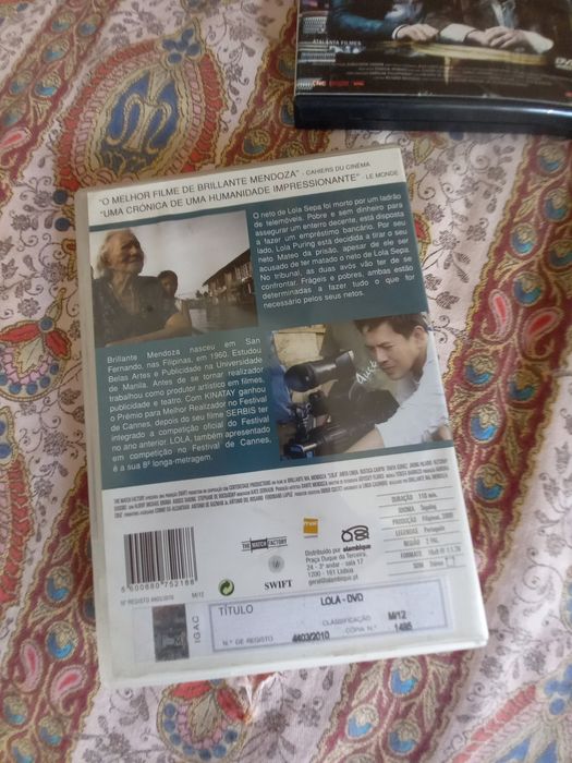 Quatro dvds por dez euros