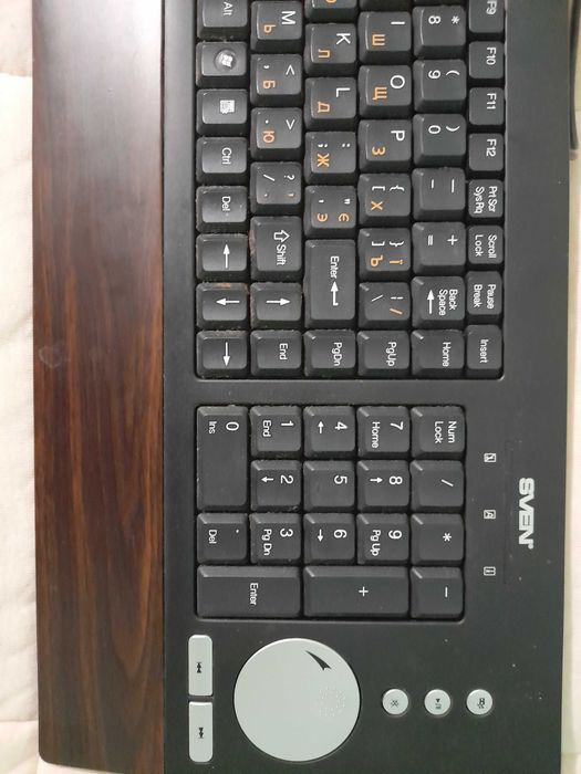 Мультимедійна клавіатура SVEN Comfort 4100 на телеф.2 SIM, рюкзак, щось для боксу/карате, срібло, інше