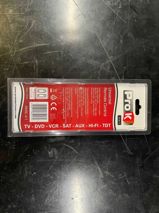 Universal Remote Control PORK PKRC4:1 – New – Compatible with Smart TV / Set-Top Box64284410103681121
