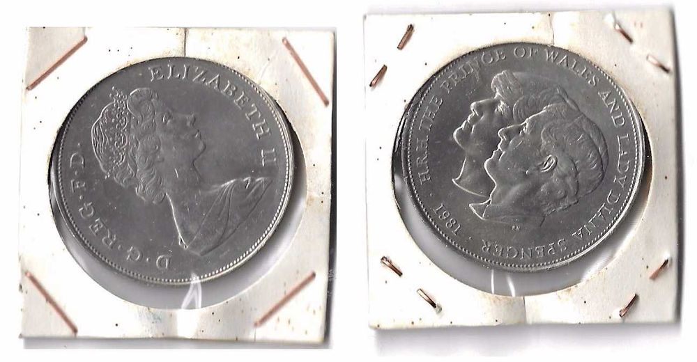 Carlos  e Diana - Moeda Evocativa do Casamento