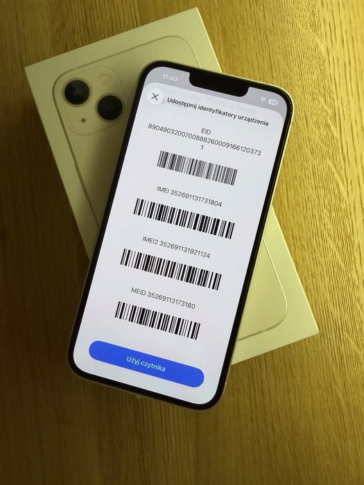iPhone 13 biały 128GB
