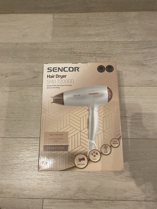 Suszarka do włosów Sencor SHD 7200GD jonizacja 2000W