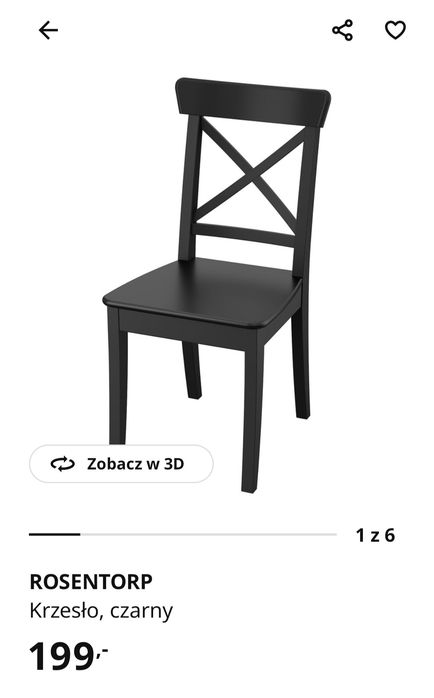 Krzesło Rosentorp