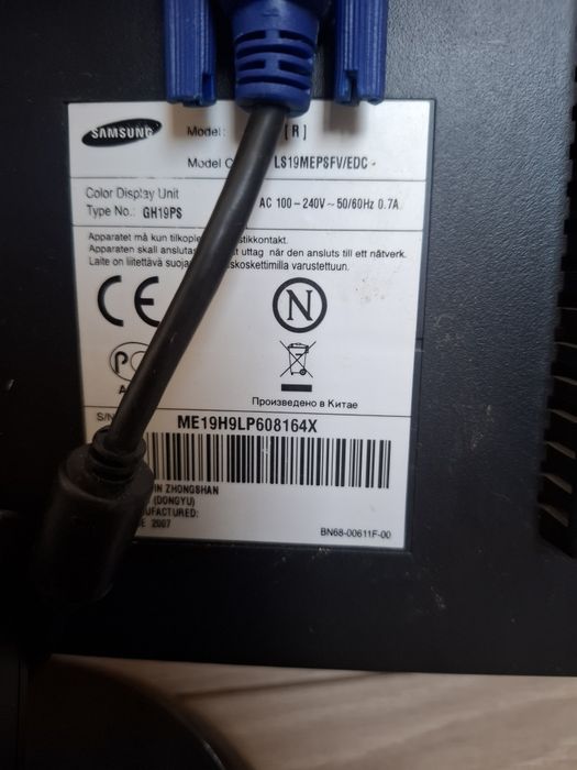 Монітор Samsung LS19MEPSFV