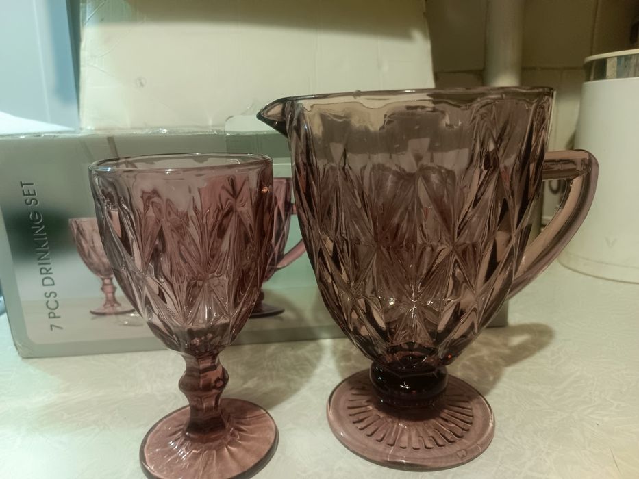 Набір бокалів+кувшин