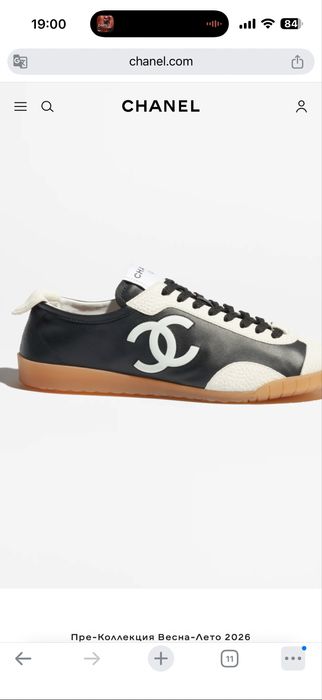 Кросівки Chanel кроссовки шанель кеди шанель 26