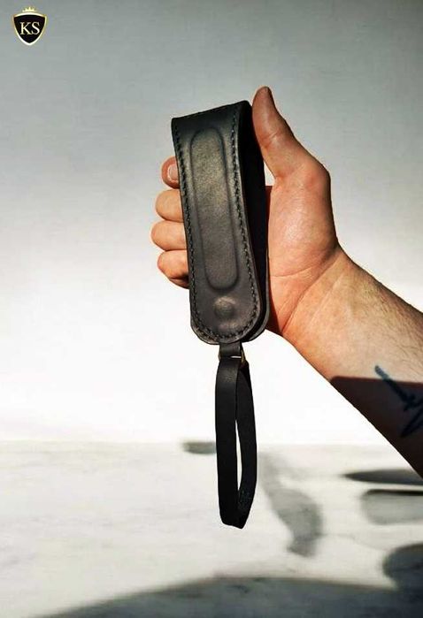 Гаманець-монетниця слепер із натуральної шкіри ручної роботи