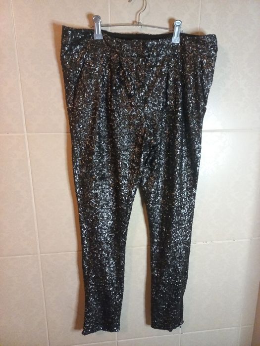 Брюки в паєтку, лосіни в паєтку