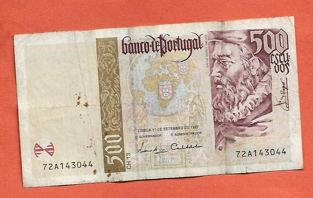 Nota 500$00 11/09/1987