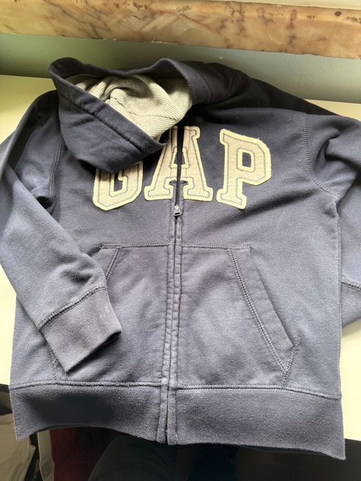Casaco com capuz GAP azul escuro