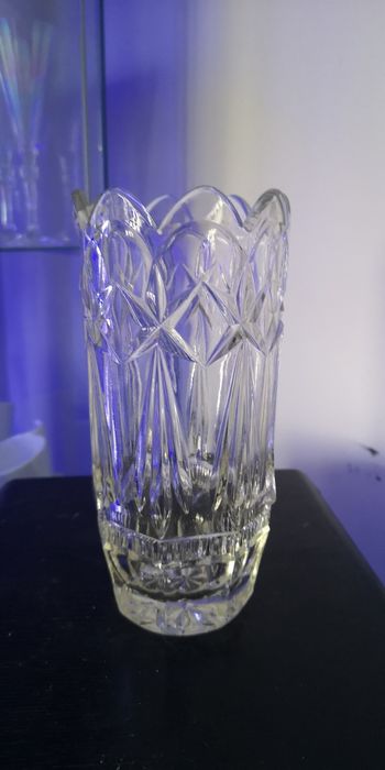 Wazon Art Deco, Huta Szkła Hortensja, model 291, lata 30 wys. 21 cm